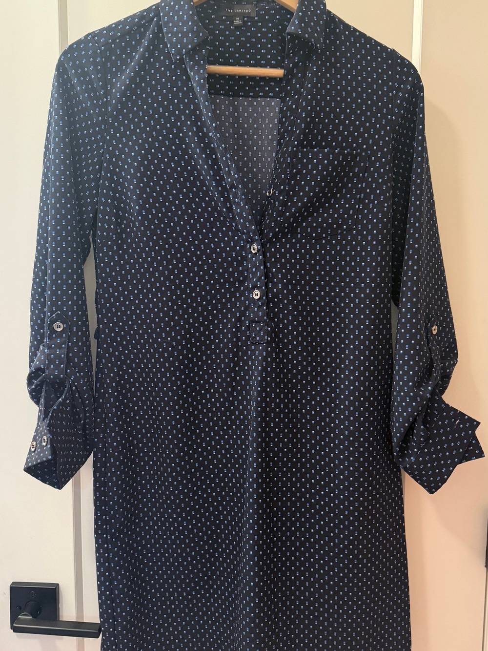 Ann Taylor Navy Tunic Dress